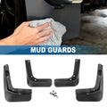 Set of 2 Front & Rear Mud Flap Splash Guards for Ford Fusion (2013–2018)