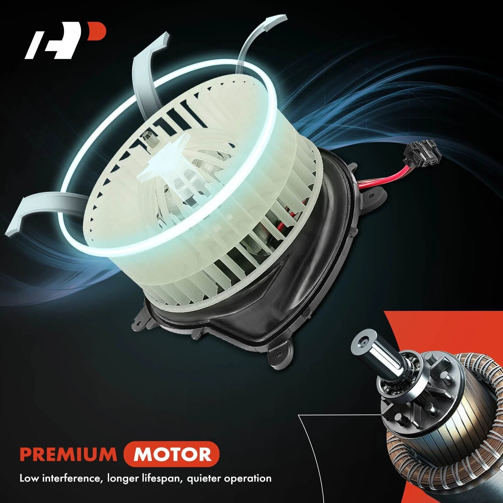 HVAC Blower Motor with Wheel Assembly for Mercedes-Benz CL500 (2000–2006)