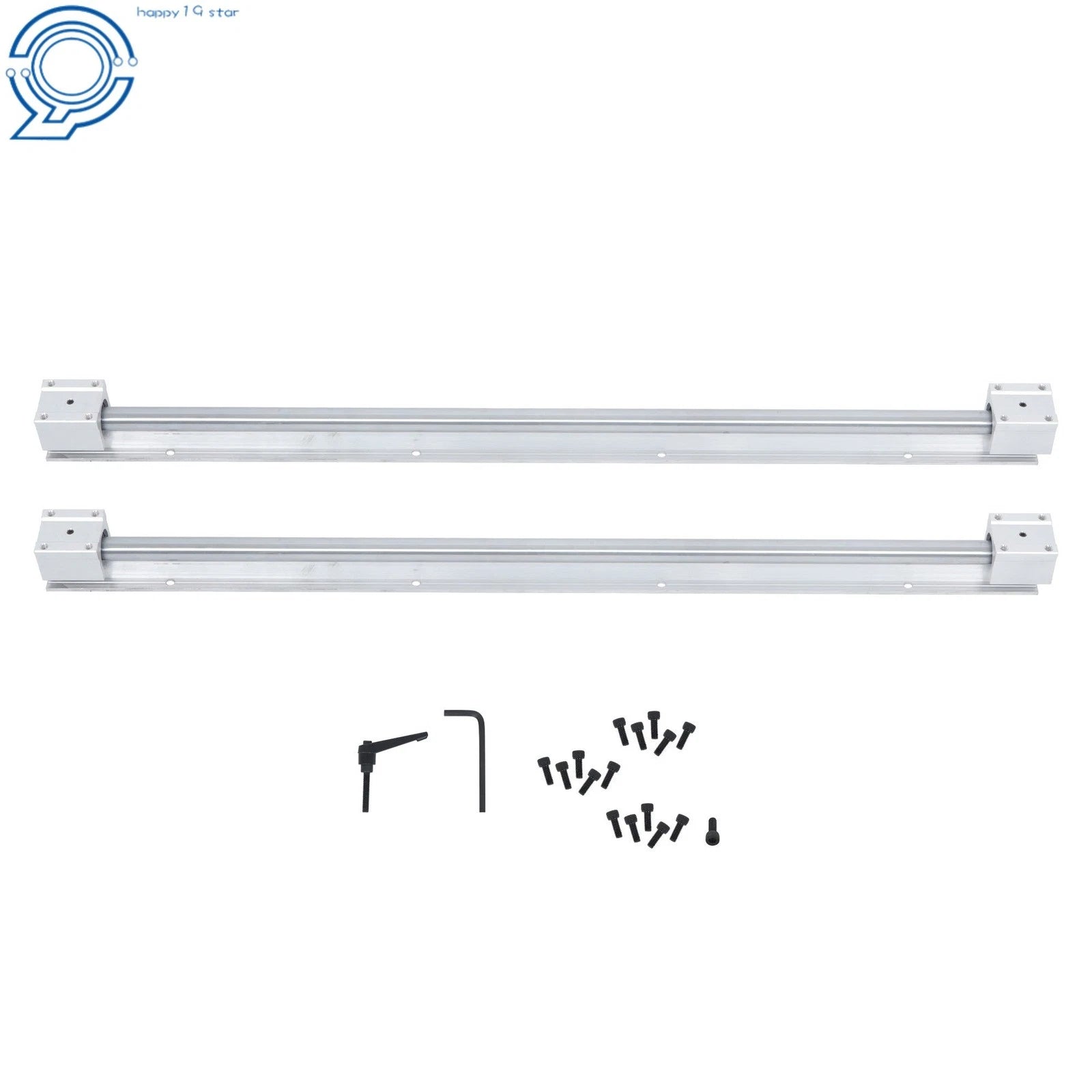 2X SBR20UU Linear Bearing Kit for DIY CNC Machines (800mm Rail)