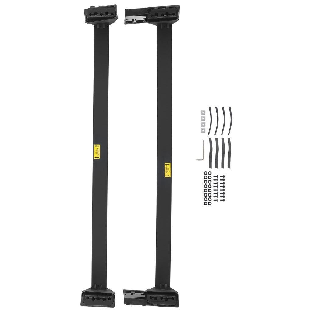 Black Aluminum Roof Cross Bars for Honda Element (2003–2011) 45KG Capacity