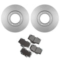 Set of 2 Bosch QuietCast Front Rotors & Akebono ProACT Pads for LX450 (1996–1997)