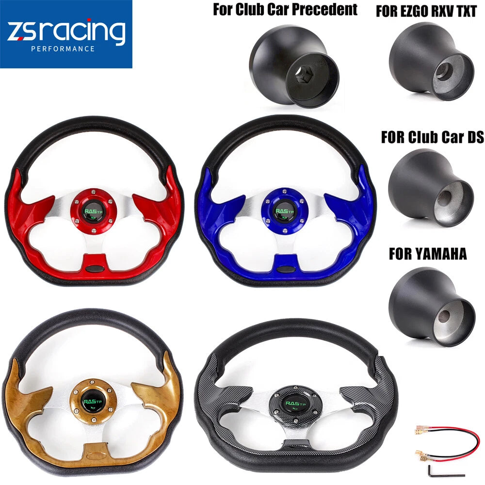 13 Inch Steering Wheel for Club Car/EZGO/Yamaha