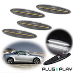 Set of 4 Clear White LED Side Marker Lights for Lexus SC430 (2002–2010)