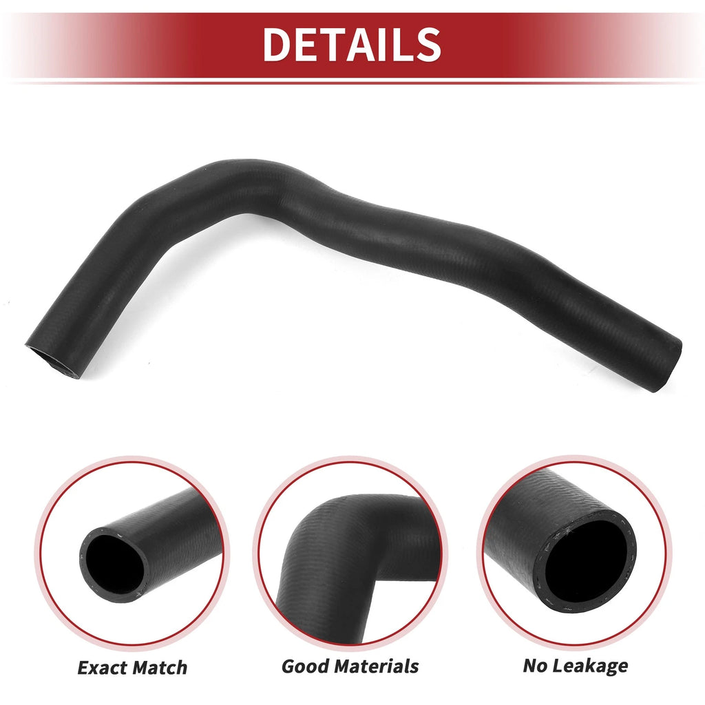 Radiator Hose for Honda CR-V 2.4L (2002–2006) No. 19501PNB000 Rubber Black