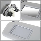 Left Driver Side Sun Visor for Toyota RAV4 (2006–2012) - Grey
