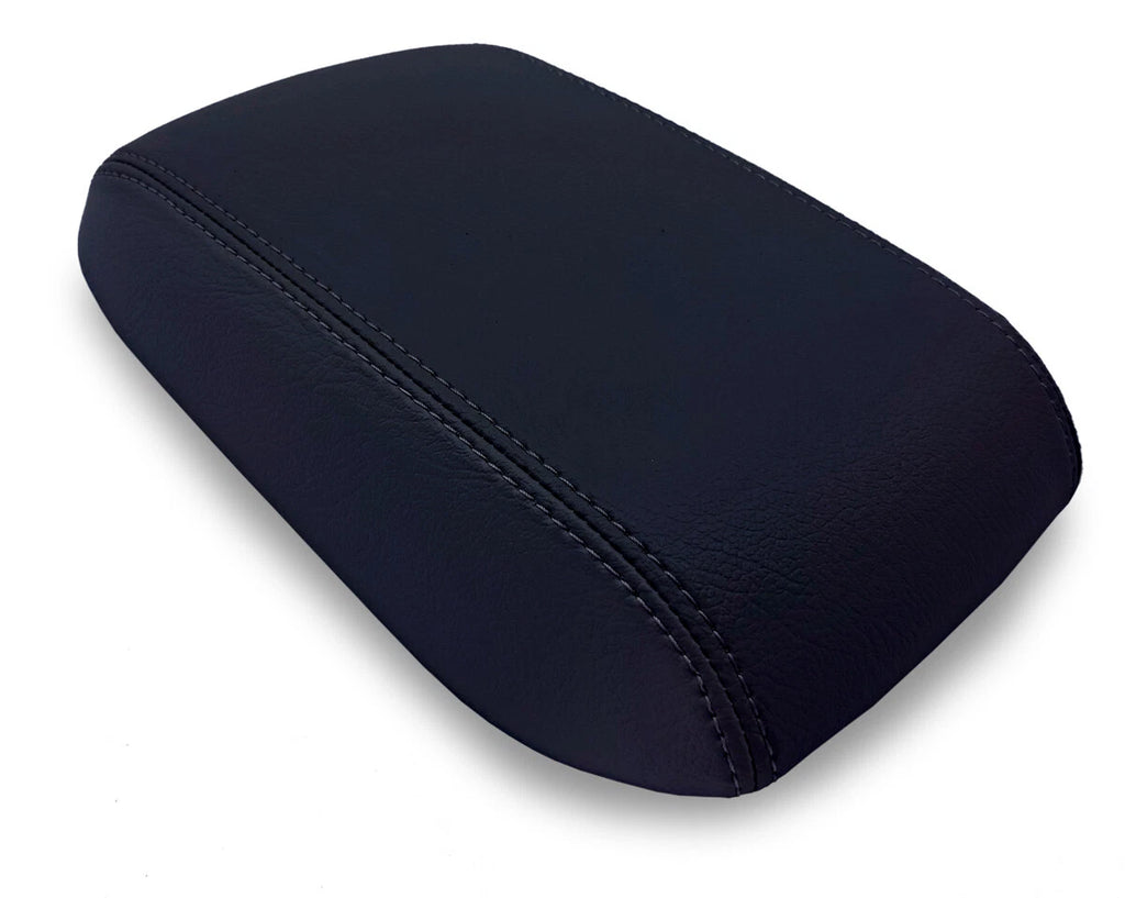 Center Console Lid Armrest Cover for Subaru Forester (2009–2018) Black PVC Leather