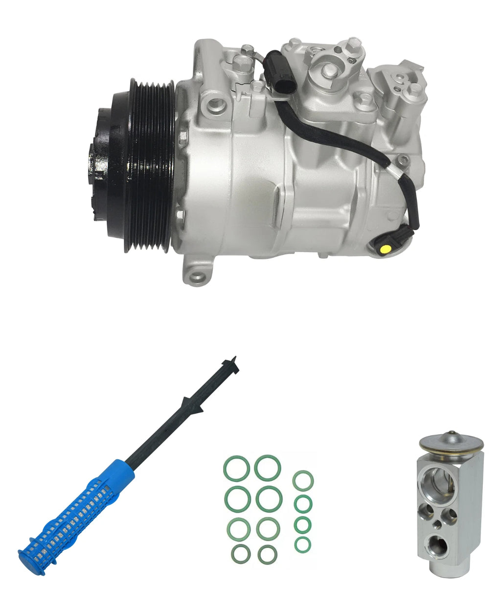 AC Compressor Kit Replacement for Mercedes SLK55 AMG 5.5L (2005–2011)
