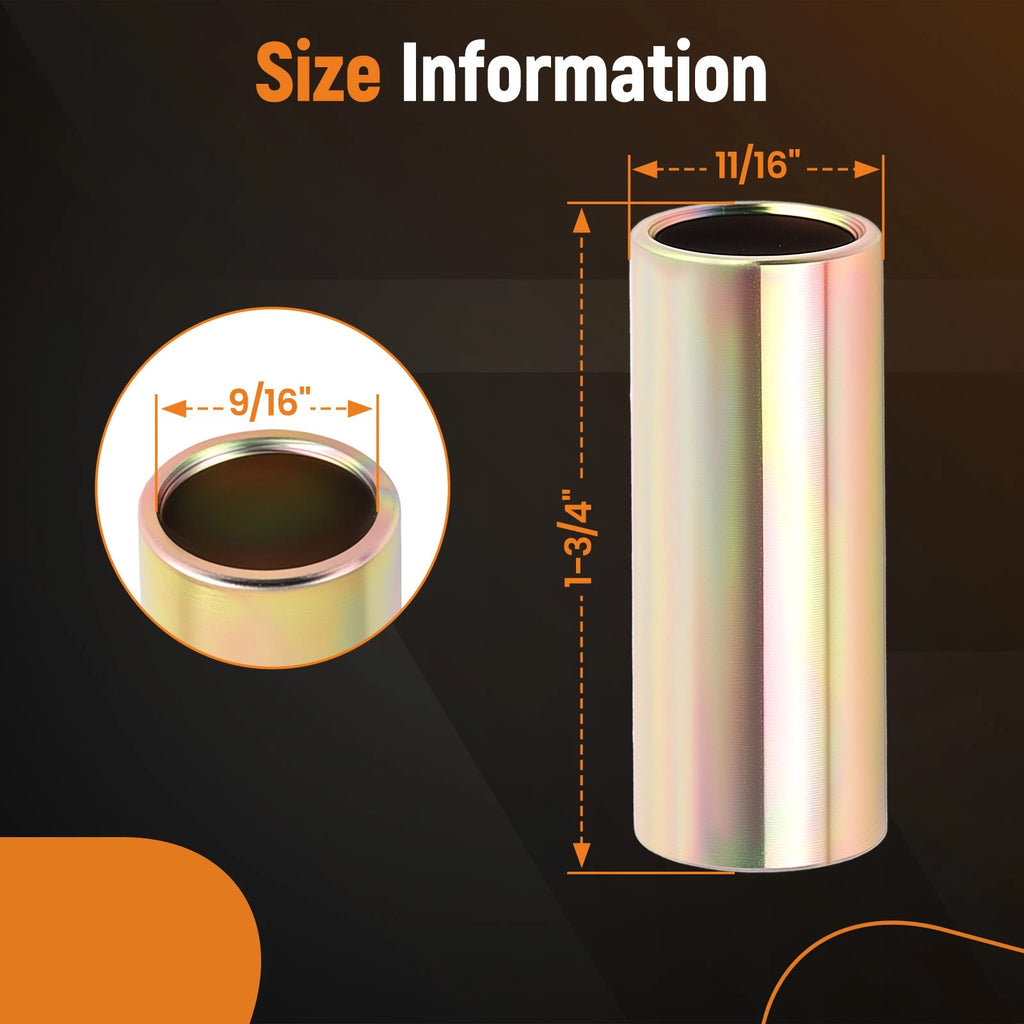 Leaf Spring Bushing Set for Trailer Axle (2010–2015) 16PCS