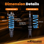 24 Way Adjustable Coilovers Lowering Kit for Infiniti Q50 (2014-2024)