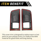 Set of 1 Carbon Fiber Pattern Front Door Handle Bowl Cover for Toyota Tundra (2014–2021)