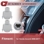 2 Pcs License Plate Light Socket for Honda Accord (2008–2017) No. 34105-SNB-003