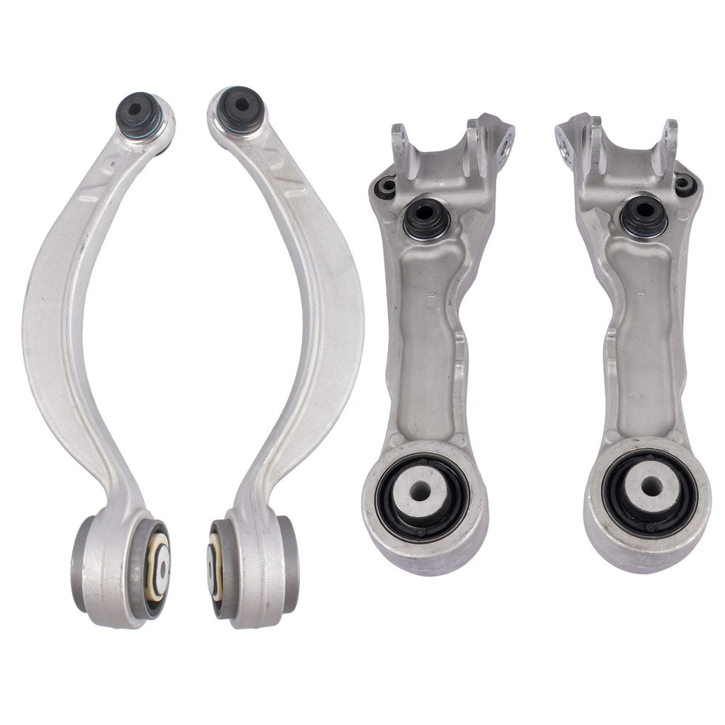 Set of 4 Control Arms Front Lower for Jaguar XJ8 XJR (2004–2009) S-Type (2003–2008)