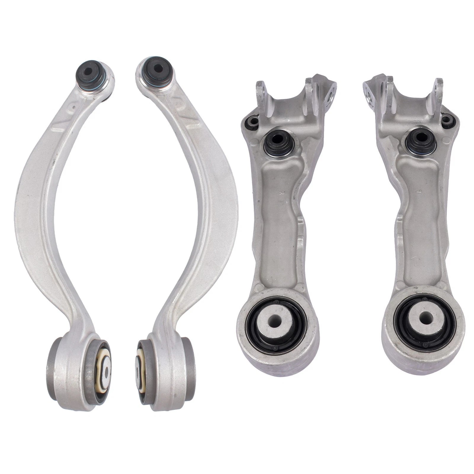 Set of 4 Control Arms Front Lower for Jaguar XJ8 XJR (2004–2009) S-Type (2003–2008)