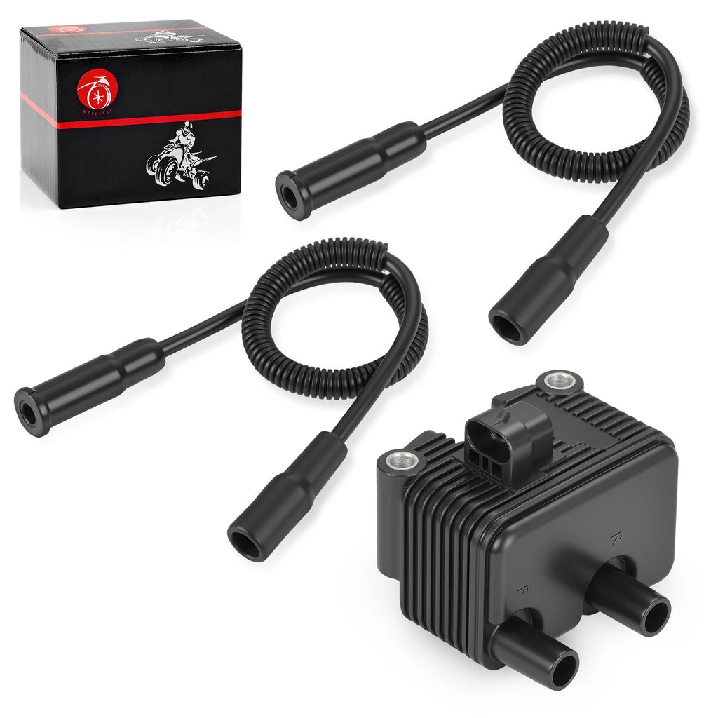 Ignition Coil 0.5 OHM & Cable for Harley Sportster 883 Low XL883L/R (2005–2006)