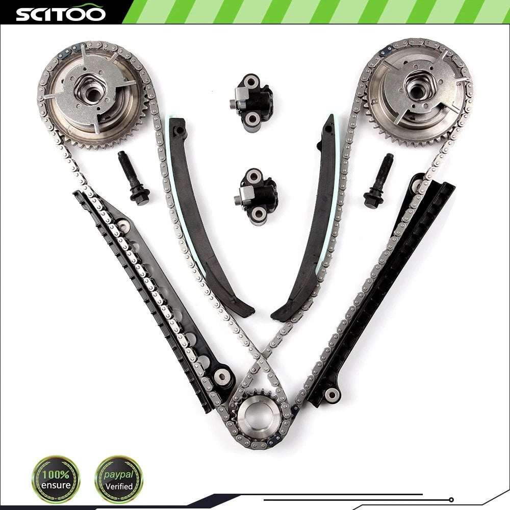 Timing Chain Kit with Phasers & Cover Gasket for Ford F150 5.4L (2004–2007)