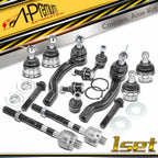 10x Front Ball Joints & Tie Rods for Nissan Pathfinder (2005–2012)