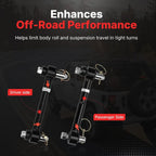 Set of 2 Front Sway Bar Links Disconnects for Jeep Wrangler JK (2007–2018)
