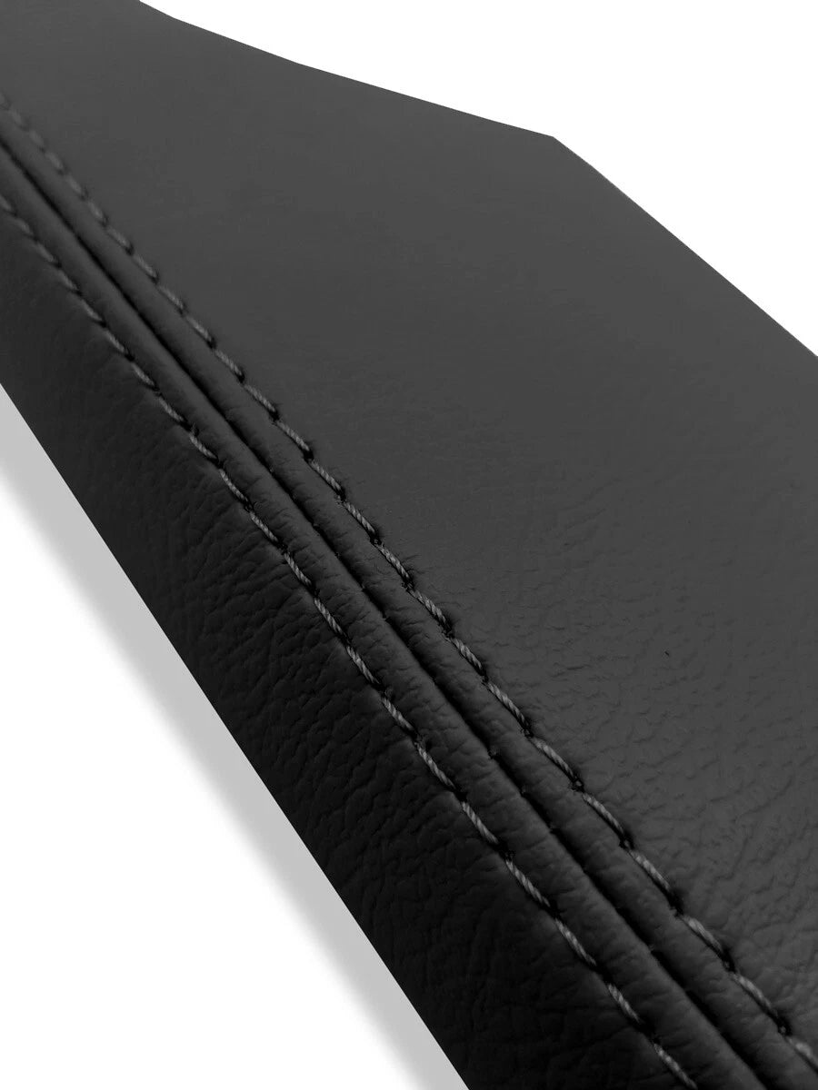 2X Front Armrest Door Panel Leather for Honda Odyssey (2005–2010) Black