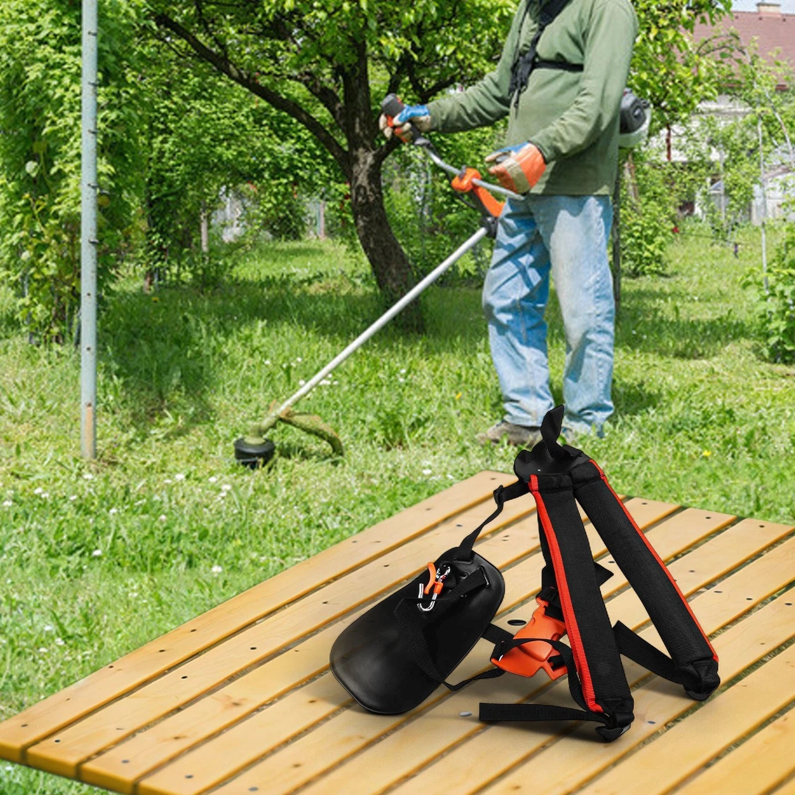 Shoulder Strap for Brush Cutter (Adjustable Pads)