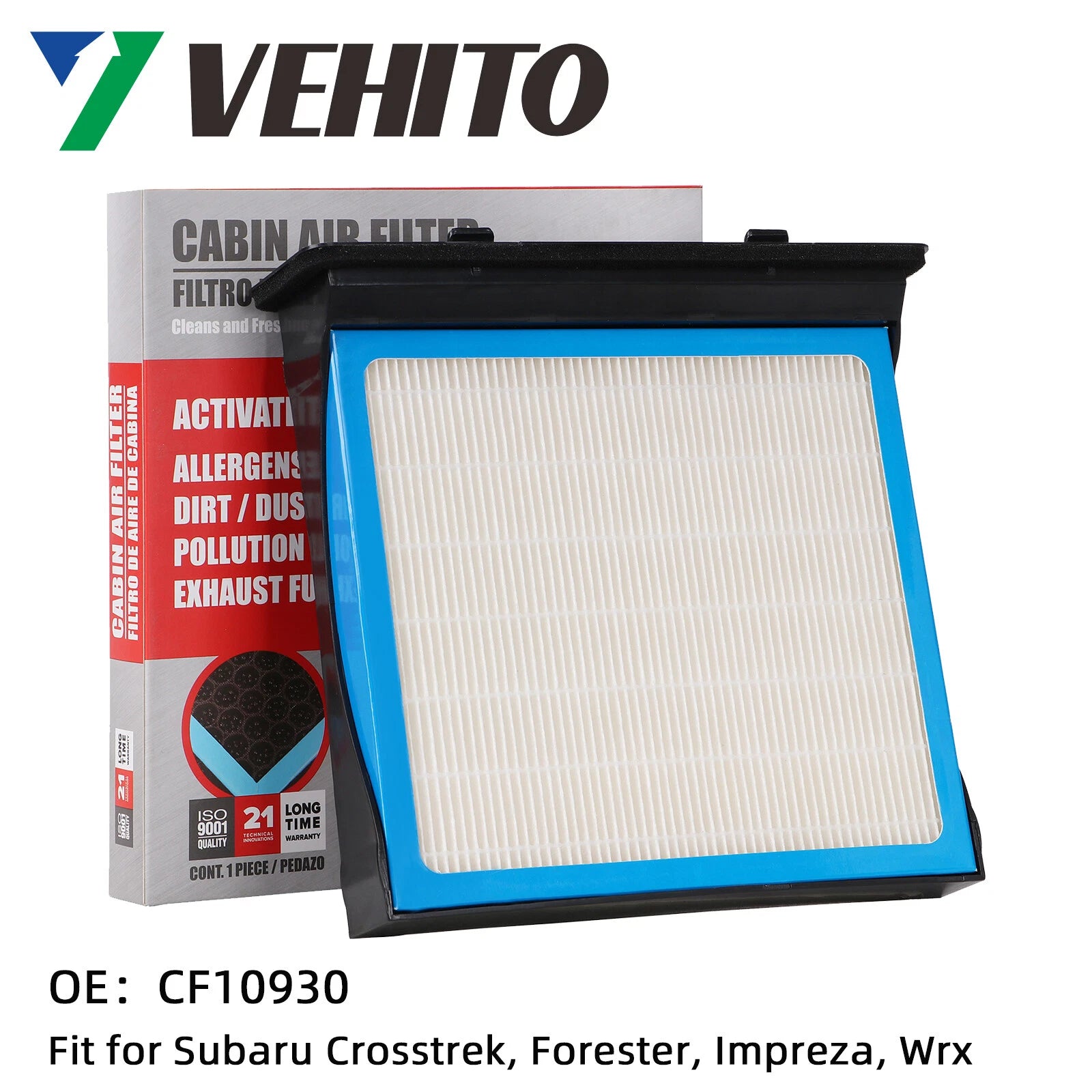CF10930 HEPA Cabin Air Filter for Subaru Forester (2009–2018), WRX (2014–2020)