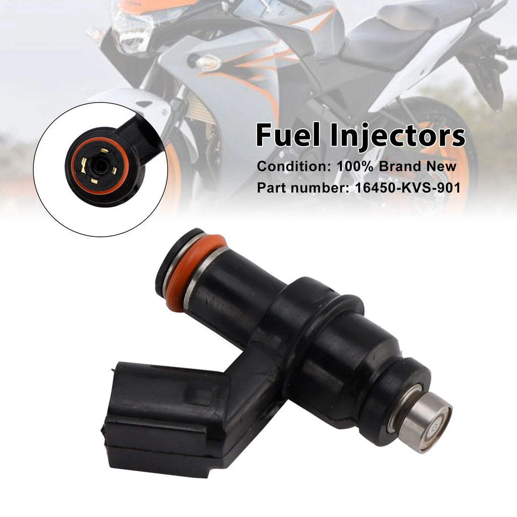 Fuel Injectors 16450-KVS-901 for Honda CBR125R CBR125 CBR125RS CBR125RT (2011–2020)