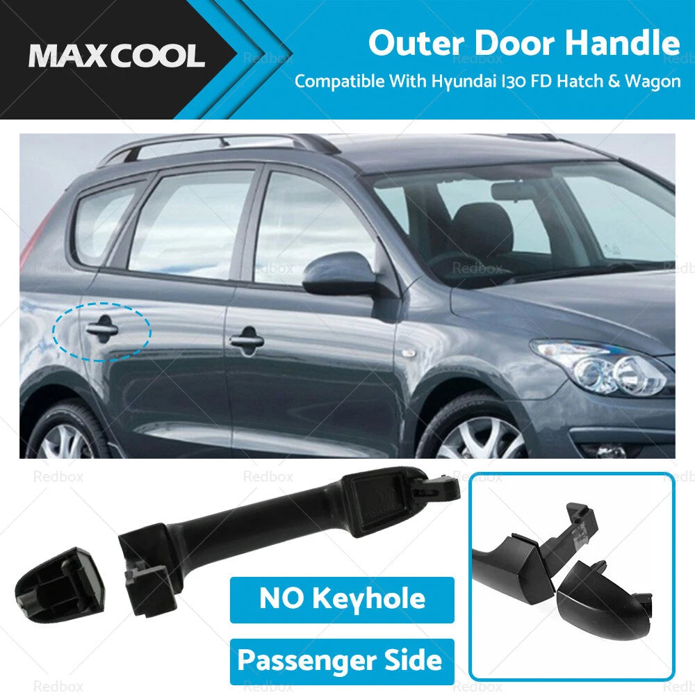 Outer Door Handle Set of 2 for Hyundai i30 FD (2007–2012)