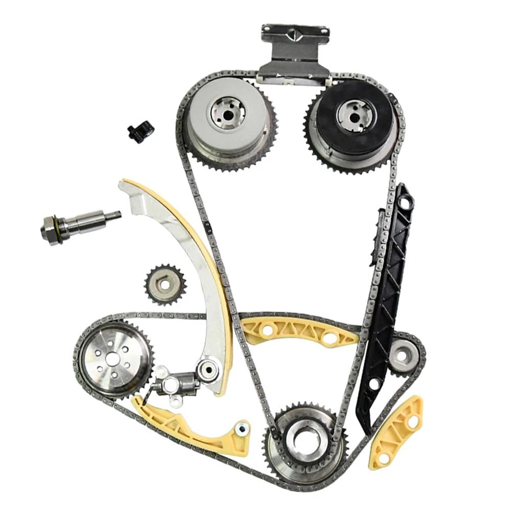 Timing Chain Kit & Cam VVT Gears for Buick Regal, Chevy Malibu, Pontiac 2.0L 2.4L (2010–2016)