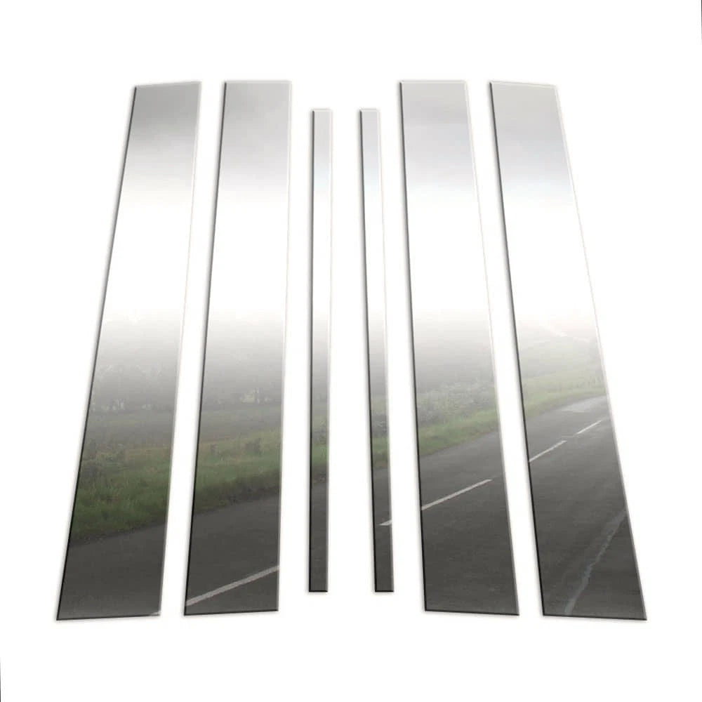 Chrome Pillar Post Covers 6 Piece Replacement for Lexus GX (2010–2016)