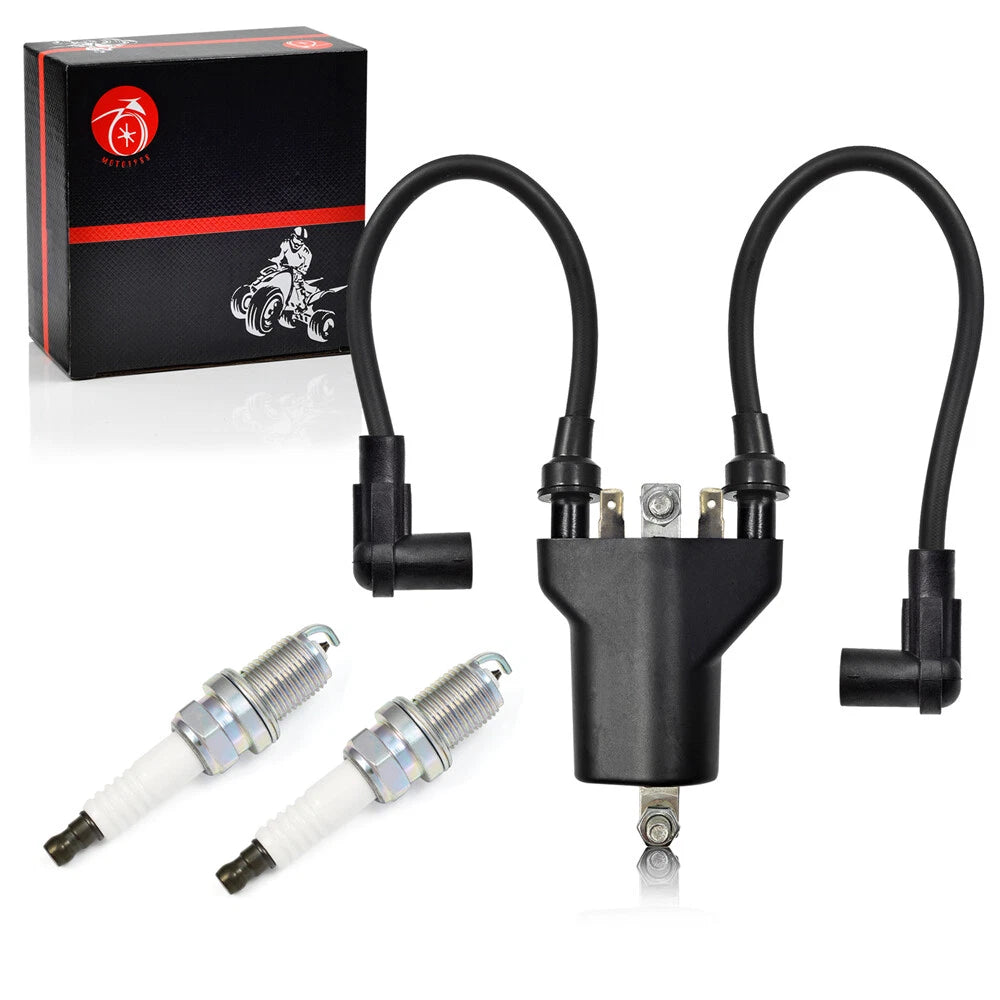 Ignition Coil & Spark Plug for EZGO Marathon Medalist TXT (1994-2008)