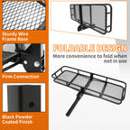 2" Hitch Cargo Carrier for SUV (Foldable, 650 lbs Capacity)