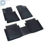 Set of 3 Floor Mats Liner for Hyundai Elantra (2011–2016) TPE All-Weather