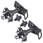Set of 5.5 Lug Wheels for Shipping Containers (Year Range Not Specified)
