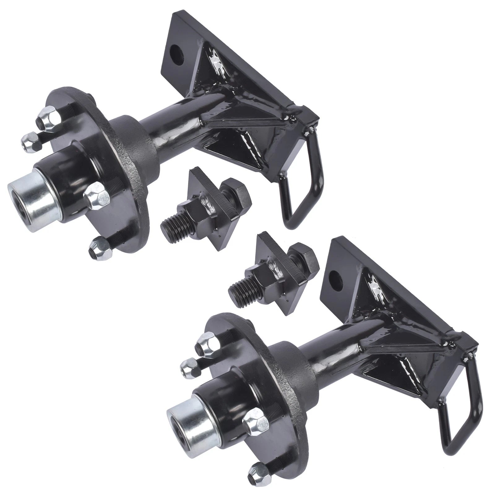 Set of 5.5 Lug Wheels for Shipping Containers (Year Range Not Specified)