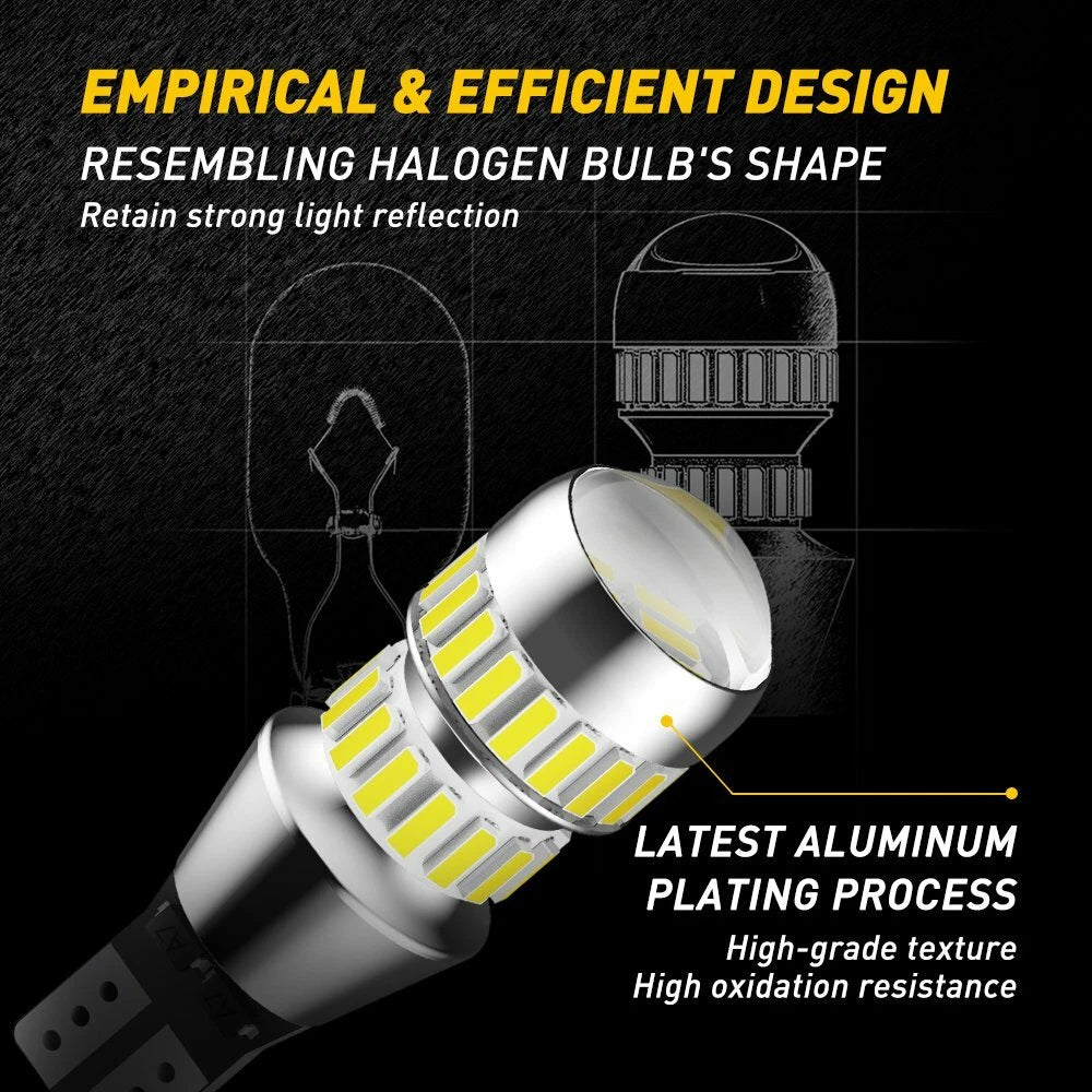 2X LED Reverse Light Bulbs for AUXITO (921, 912)