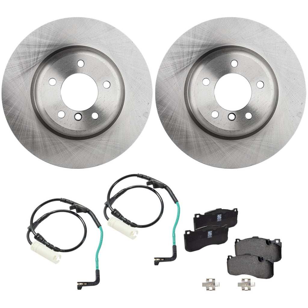Front Brake Disc Rotors and Pads Kit for BMW 135i (2008–2009)