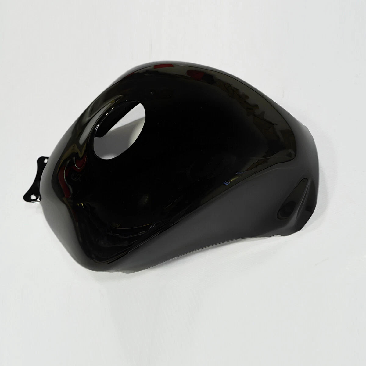 Glossy Black Fuel Gas Tank Cover for Kawasaki Ninja ZX6R (2007–2008)
