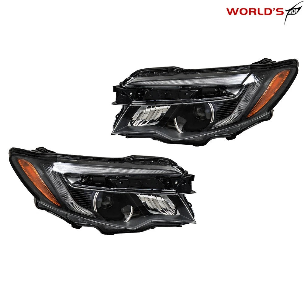 Set of 2 LED Low Beam + DRL Headlights for Pilot Elite, Passport (2016–2021)