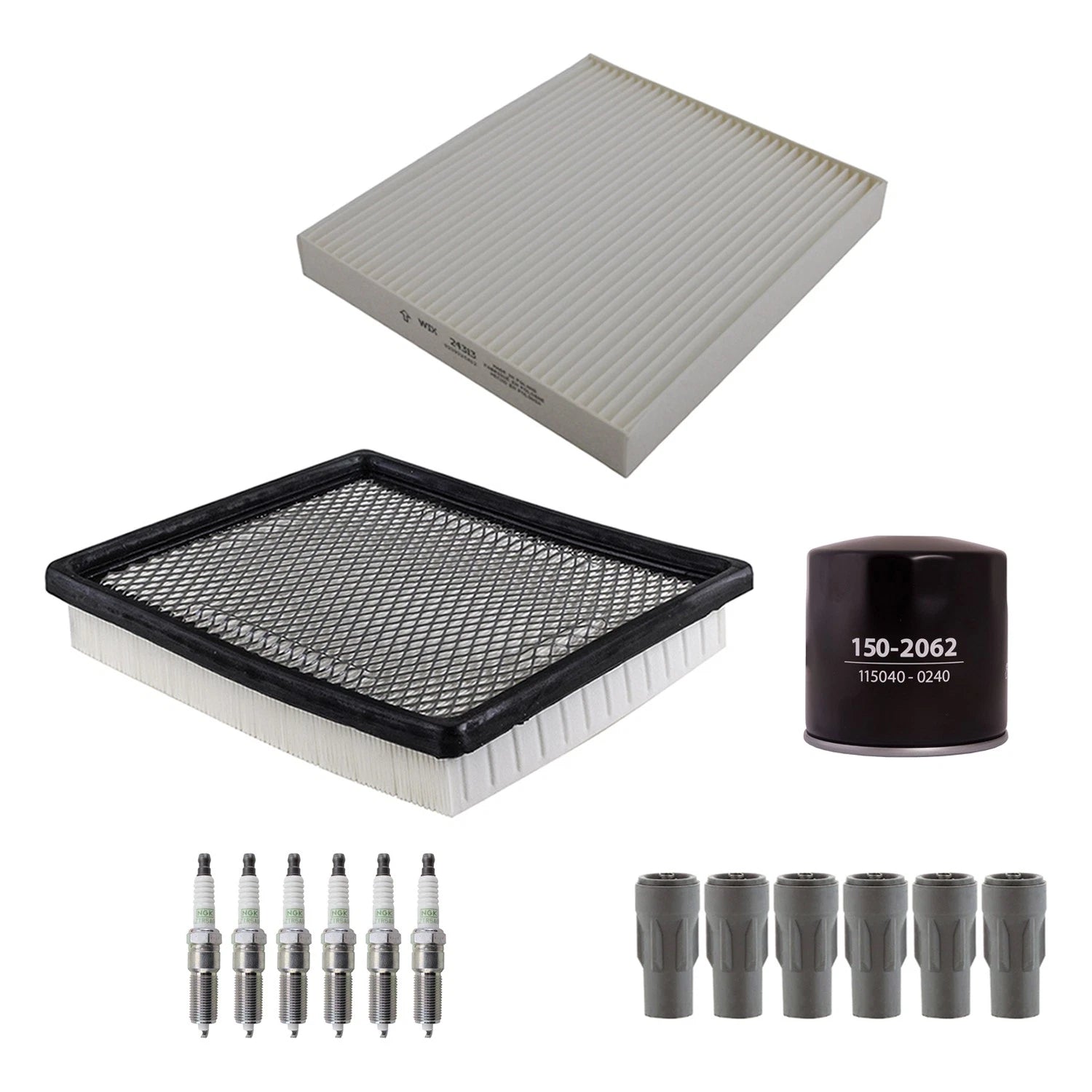 Tune Up Kit with NGK 6 Spark Plugs & Boots for Dodge Avenger Sebring (2008–2010)