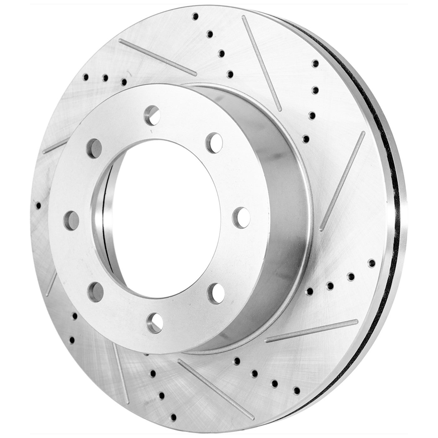 Disc Brake & Pad Kit for Ford F-250 Super Duty (2013–2022) Front LH RH Cross-drilled
