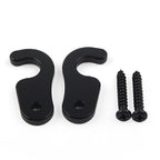 2X Sun Visor Clips for Jeep Wrangler JK, JL, JT Gladiator (2018) Black