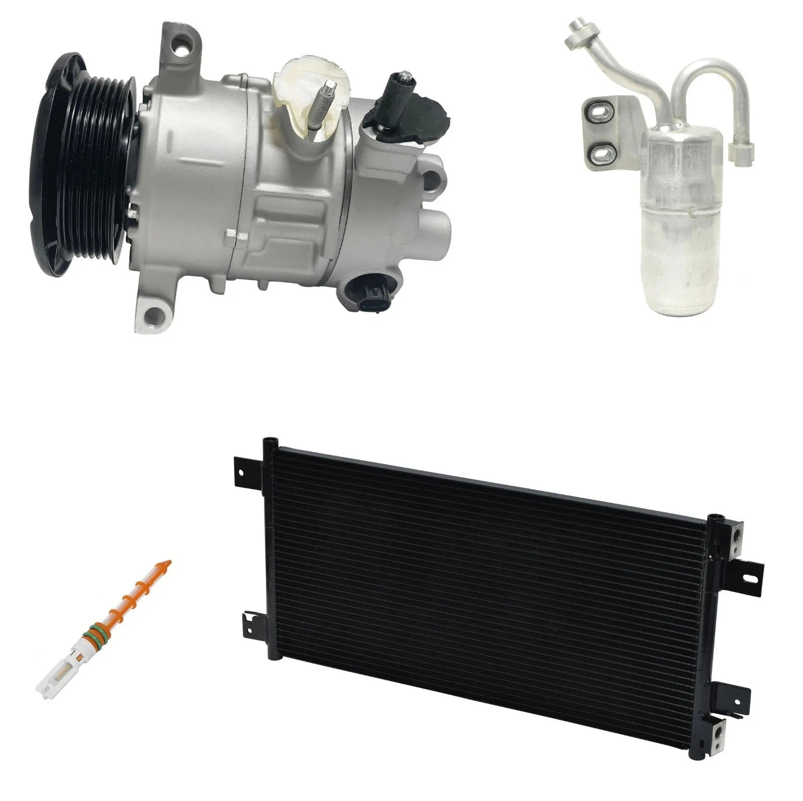 A/C Compressor Kit With Condenser for Dodge Caliber 2.0L 2.4L (2007–2012)