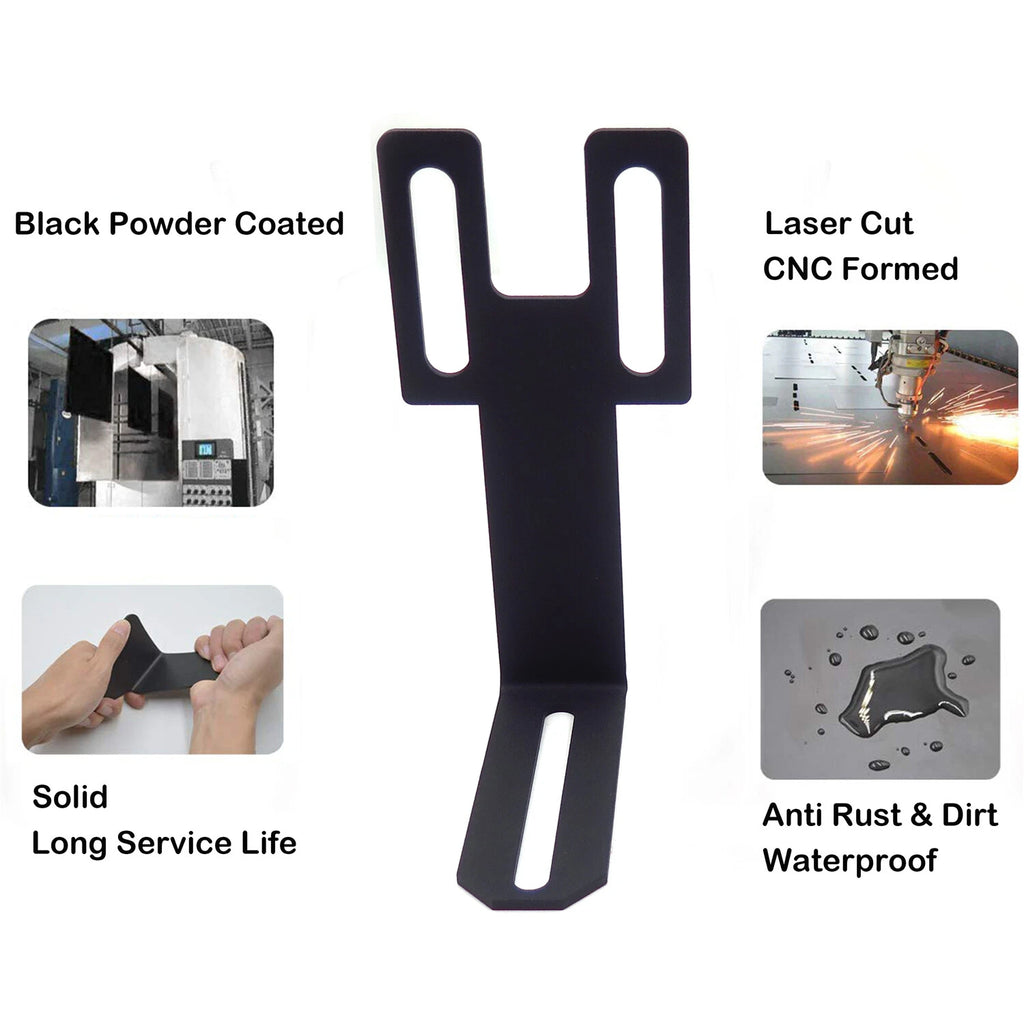 Hidden Bumper Grille Mounting Brackets for LED Light Bar (Fit 22" 32" 42")