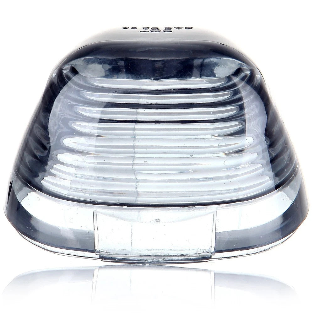 5x Smoke Lens Roof Cab Marker Lights + 5x White LED Bulb for Ford Pickup