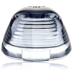 5x Smoke Lens Roof Cab Marker Lights + 5x White LED Bulb for Ford Pickup