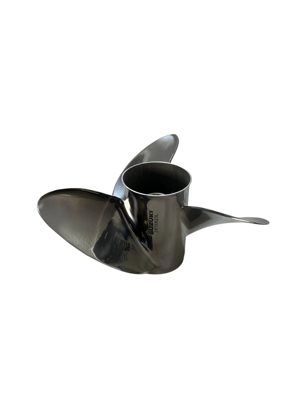 3 x 16 x 23L LH Stainless Steel Watergrip Hub Propeller for Suzuki Marine