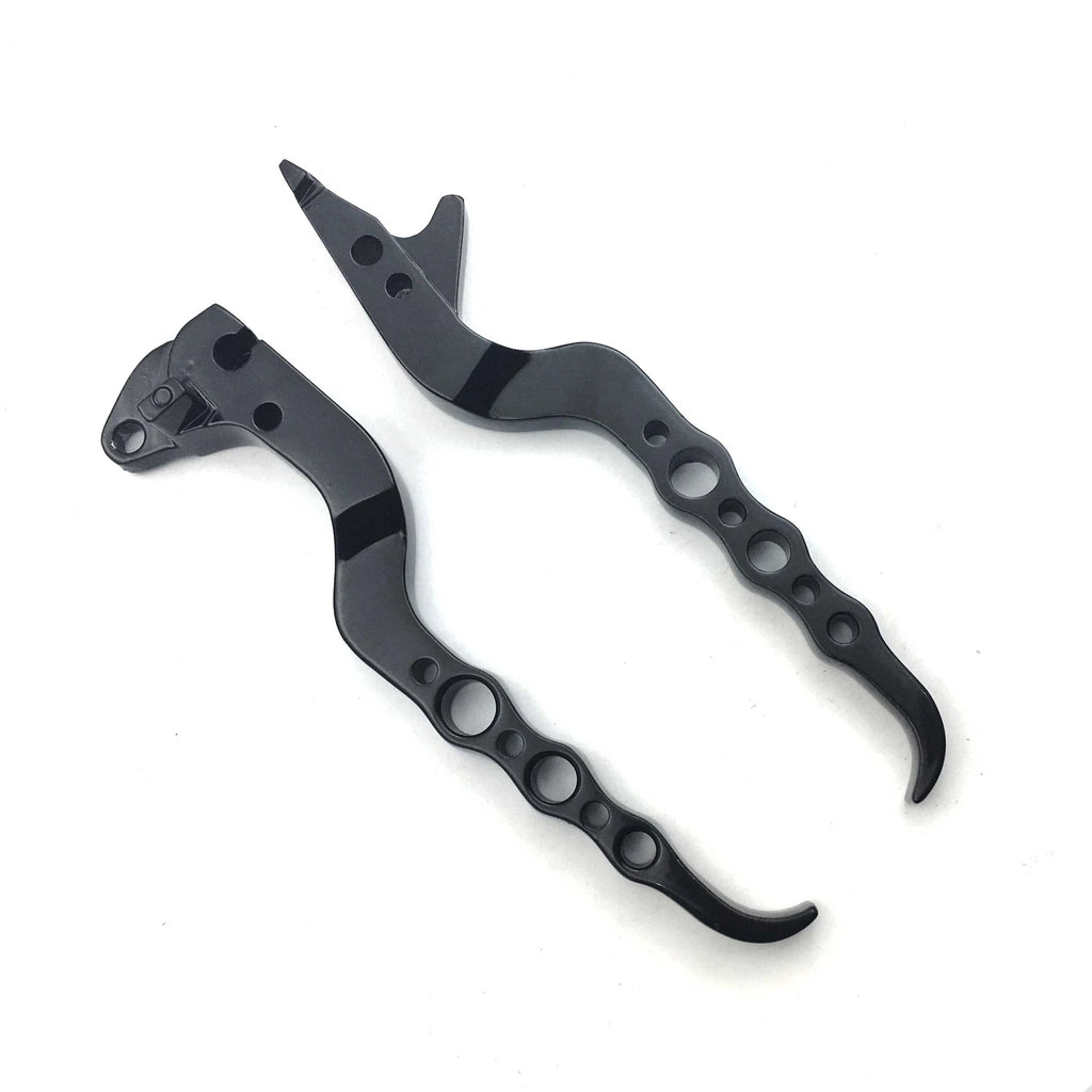 Black Aluminum Hand Brake Clutch Levers for Suzuki GSXR600 GSXR750 GSXR1000 (2006–2020)