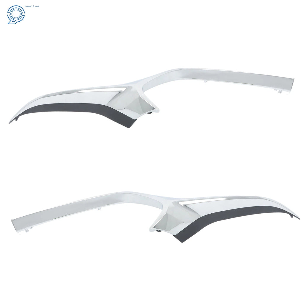 Set of 2 Chrome Front Bumper Grille Trims for Mazda 3 (2019-2023)