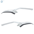 Set of 2 Chrome Front Bumper Grille Trims for Mazda 3 (2019-2023)