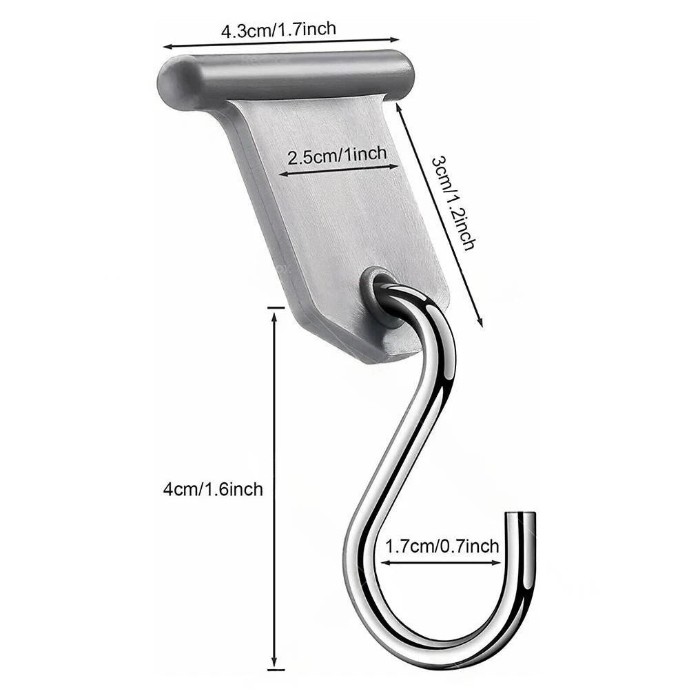 8 Pack Awning S Hook Hangers for Caravan Motorhome RV Rails Track