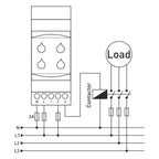 GKM11 Motor Protection Relay with LED Indicator for 220VAC Systems